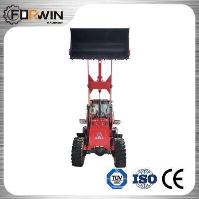 ISO CE Certified Articulated Compact Farm Bucket Shovel Construction Equipment Machinery Small Mini Wheel Loader 1.8t