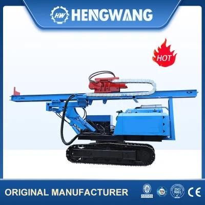 Solar Pile Boring Machine Hydraulic Vibrating Post Driver Machine