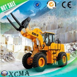 Made in China Powerful Stone Block Handler Forklift Wheel Loader Machine