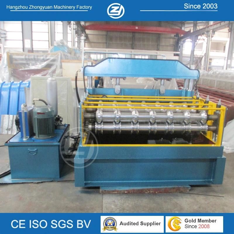 Construction Cold Roll Metal Trapezoidal Profile Trimdek Forming Machine with ISO9001/Ce/SGS/Soncap