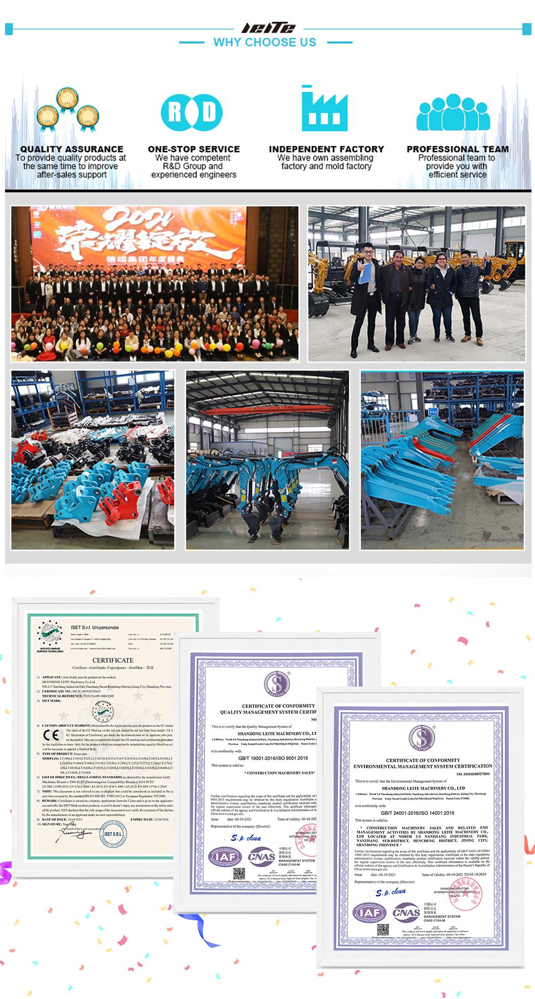 CE Certificate 2.6 Ton 2.8 Ton Hydraulic Mini Excavator with Best Price for Sale