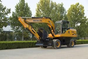 Hengte Brand 15ton Wheel Excavator Ht155W