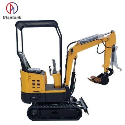 CE 1000kg 1ton Small Tracked Excavators Price Hydraulic Crawler Mini Excavator for Sale