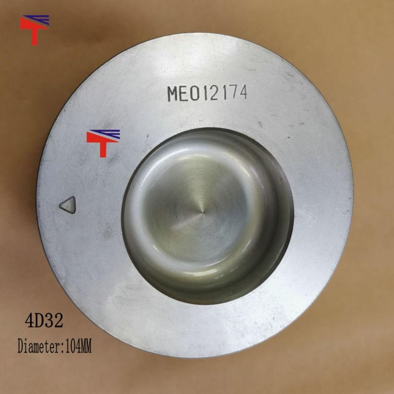 High-Performance Diesel Engine Engineering Machinery Parts Piston Me012174 for Diesel Engine Parts 4D32 4D31 6D31 Diameter 104mm