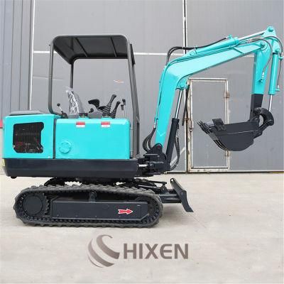 2 Ton Cheap Crawler Mini Excavator for Sale Prices with 0.1 Cbm Bucket Capacity