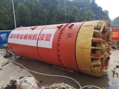 1350mm Rock Pipe Jacking Machine Microtunneling Tbm Boring Machine for Water Pipe Laying