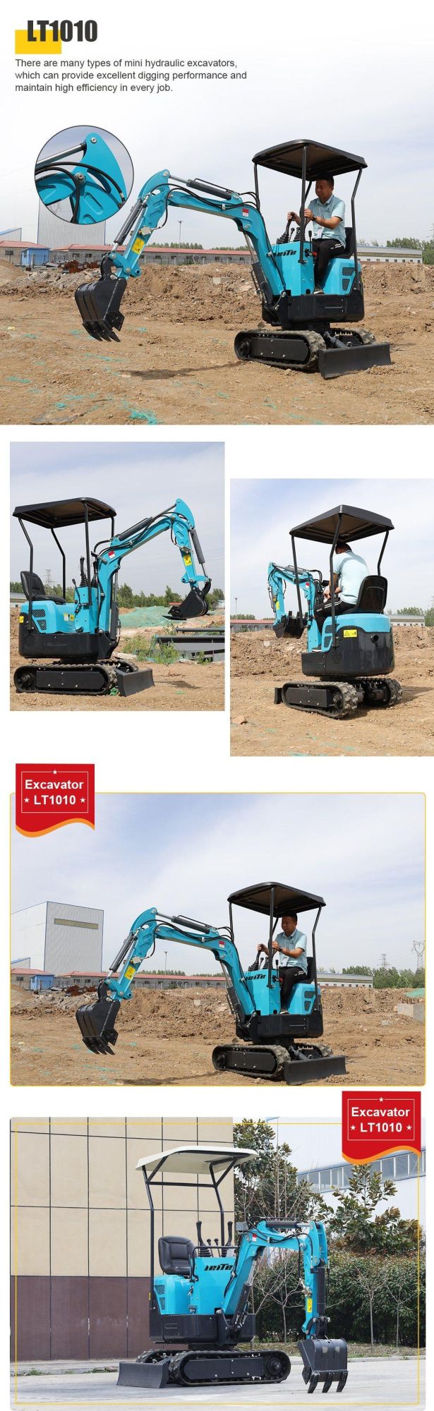 CE EPA Euro 5 Small Crawler Excavator Micro Digger 0.8 Ton 1.0 Ton 1.5 Ton Factory Mini Digger Low Price Hot