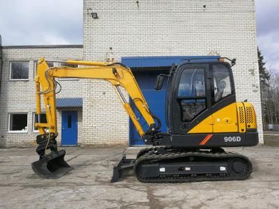 Liugong Construction Equipment 6 Ton Crawler Excavator 906D