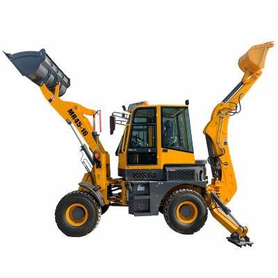 CE Approved Chinese 4WD Euro5 Mr45-16 Mini Backhoe Loader