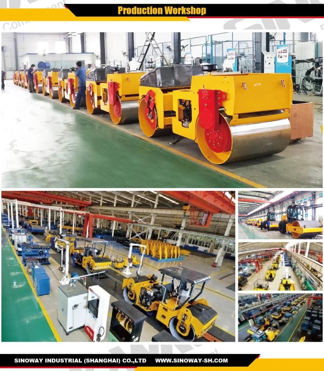 China Vibratory Combination Roller Hydraulic Asphalt Road Roller for Road Construction