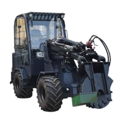 Forestry Machinery Loaders with Mulcher Machine China Wheel Loader Telescopic Mini Tractor Loader with Stump Grinder