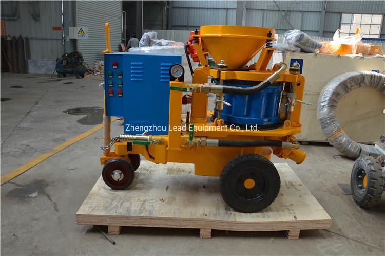 Swimming Pools and Mining and Tunnelling Use Dry Concrete Spraying Machines