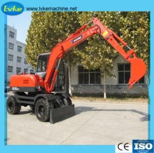 Hot Sale High Quality Wheel Excavator Crawler Model 80 Machine