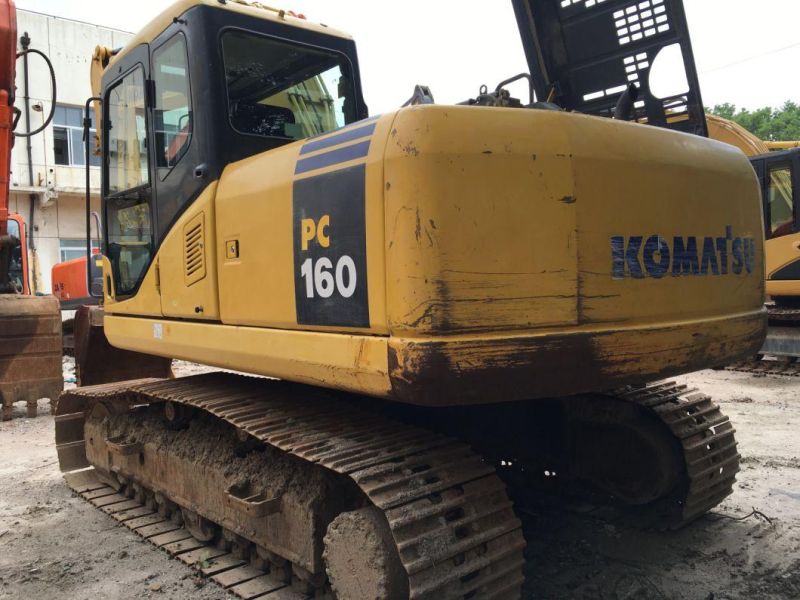 Used Komatsu PC160-7 16t Crawler Excavator in Low Hour