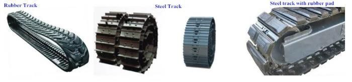 Custom Built Rubber Crawler Track Undercarriage with Payload 1-30 Ton