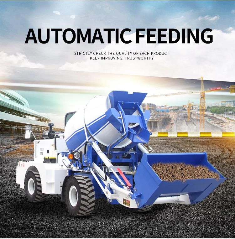 Small Truck Rotary Chassis Concrete Mixer