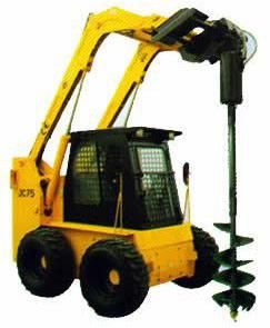 Skid Steer Loader with Mini Auger