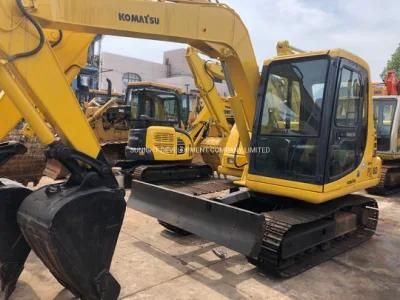 Used Komatsu Mini Excavator PC60-7 6 Ton PC60 Excavator with Blade