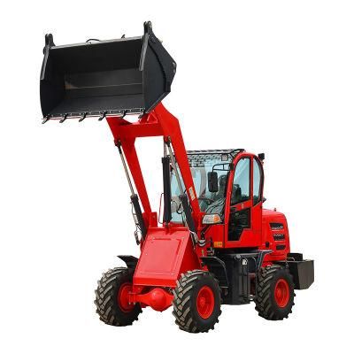 0.8t 1.2t 1.6t 2.0t Loader 4 in 1 Mini Wheel for Forestry Engineering Construction Machinery Loader