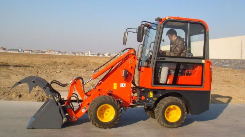 Small Construction Machinery (HQ908) with CE, Perkins Engine Mini Shovel Loader