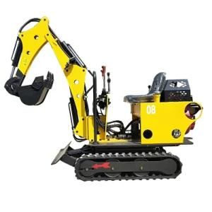 08 Wholesale Price Mini Hydraulic Crawler Excavator Agricultural Farm Mini Excavator for Sale