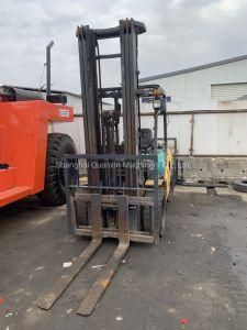 Made in Japan 3 Ton Fd30t 3 Stages 6m Height Used Diesel Forklift on Sale