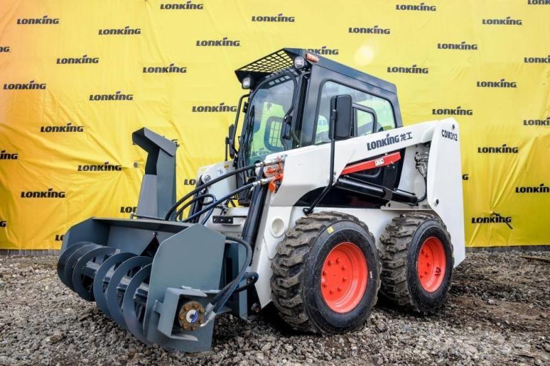 Lonking Popular Small 3ton Skid Steer Loader Cdm307 with Ku-Bota Engine