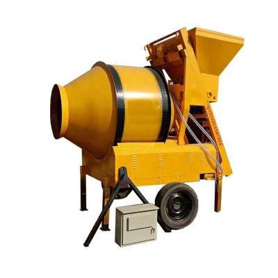 Concrete Mixer Concrete Automatic Loading Mixer Cement Diesel Motor Drum Mixer