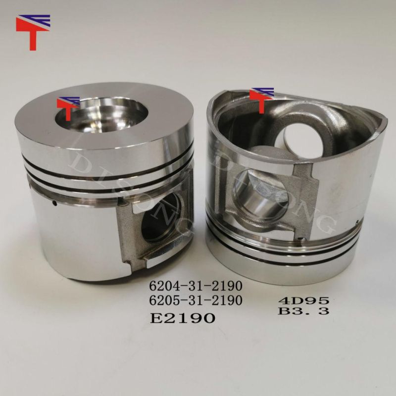 High Quality Diesel Engine Mechanical Parts Piston 6204-31-2190 6205-31-2190 for Engine Parts 4D95 B3.3 Generator Set