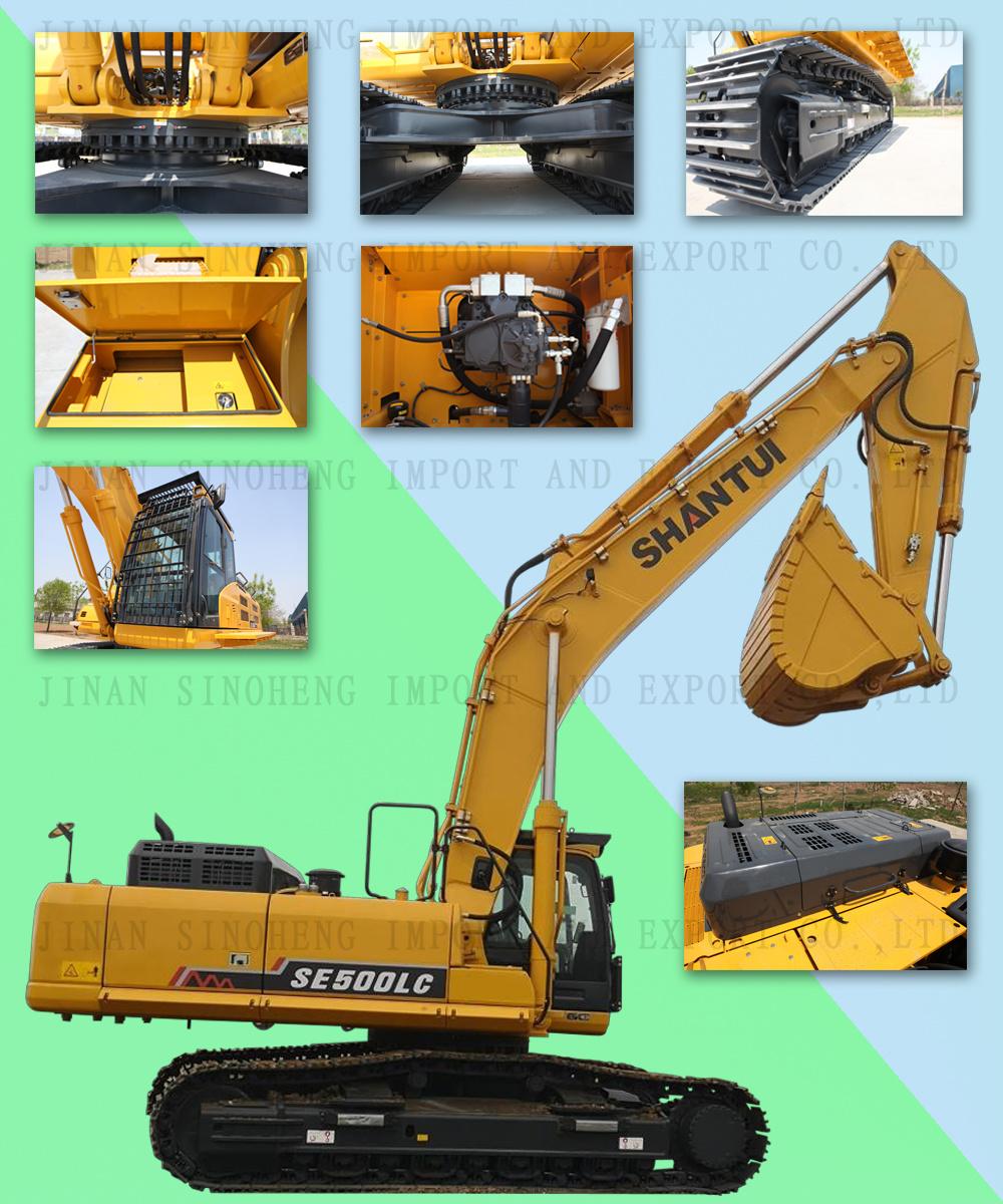 China Shantui Excavator Se500LC Large-Sized Operating Weight 47t