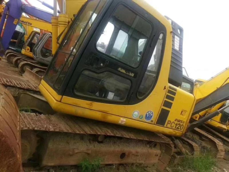 Used Komatsuu PC120-6e Excavators Price/80%/Japan Original Komatsu PC120-7/PC120-8 Excavators
