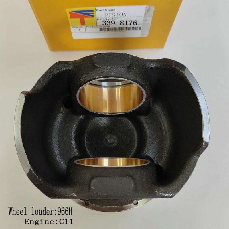 High-Performance Diesel Engine Engineering Machinery Parts Piston 339-8176 for Wheel Loaders Parts 966h Excavator Parts E345D Engine Parts C13 C11 Generator Set