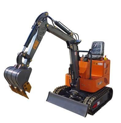 The New Cheap 0.8 Ton 1 Ton Small Excavator Hydraulic Crawler Garden Excavator Complies with CE / EPA / Euro Certification