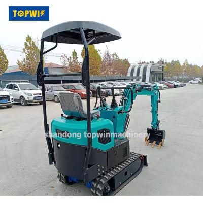 CE ISO 1ton Hydraulic Small Mini Digger Crawler Excavators with Ripper