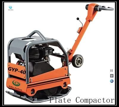 Honda Gx160 Gasoline Plate Compactor with Trolley Wheel Gyp-40