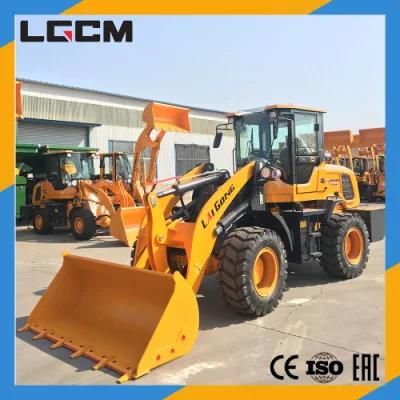 Lgcm 1.8ton Mini Wheel Loader with Joystick and AC for Construction Site