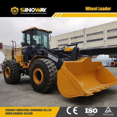 China Wheel Loader 6ton Lw600kn 3.5cbm Shovel Bucket Loader