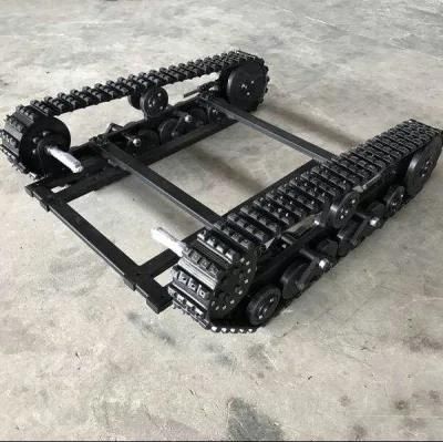 Small Robot Rubber Track Undercarriage (31.5&quot;*50&quot;*12.6&quot;)