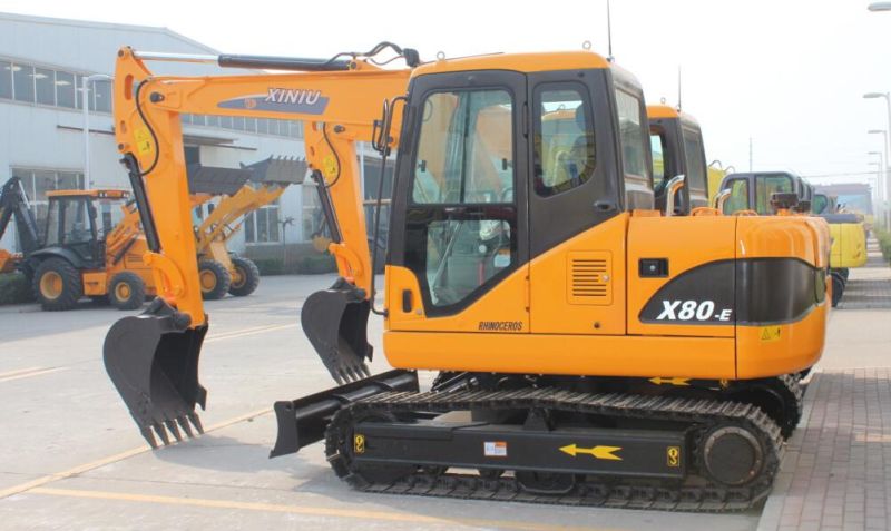 Rhinocerso Xn80-E with Ce ISO Certificate Crawler Excavtor