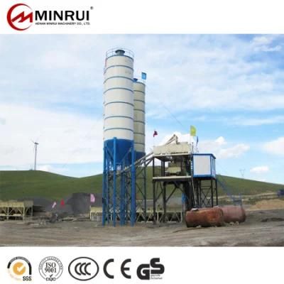 Minrui Hzs25 Pan Mix Plant Forced Action Concrete Mixers
