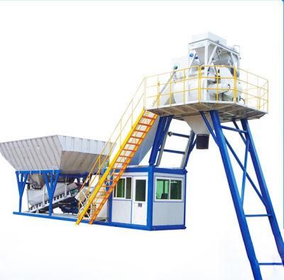 China Manufacturer Mobile Concrete Batching Plant Production Line