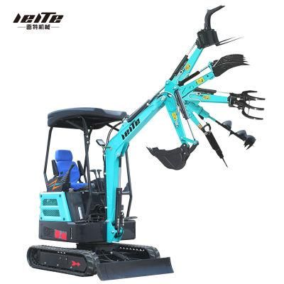 Hot Sale 1.8ton 2 Ton Mini Digger Excavator Mining Mini Excavator with Closed Cabin