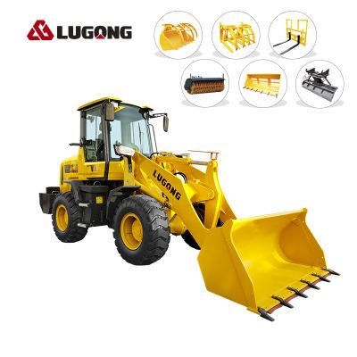 Lugong Zl20 Small Loader with 76 Kw Engine for Sale