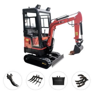 China Best Price Mini Crawler Excavator with Cab on Hot Sale