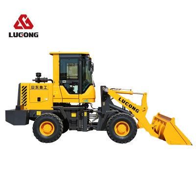 Lugong CE Approved China Small Wheel Loader Mini Front End Loader for Sale