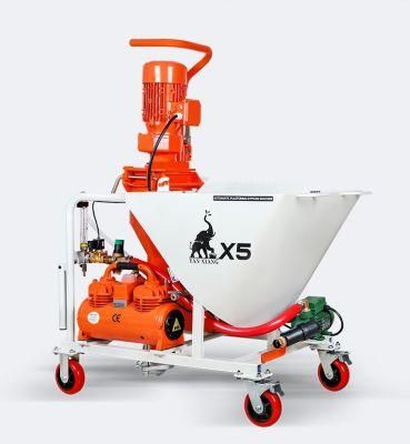 X5 Strong Stator and Rotor Hot Sale Gypsum Plastering Machine