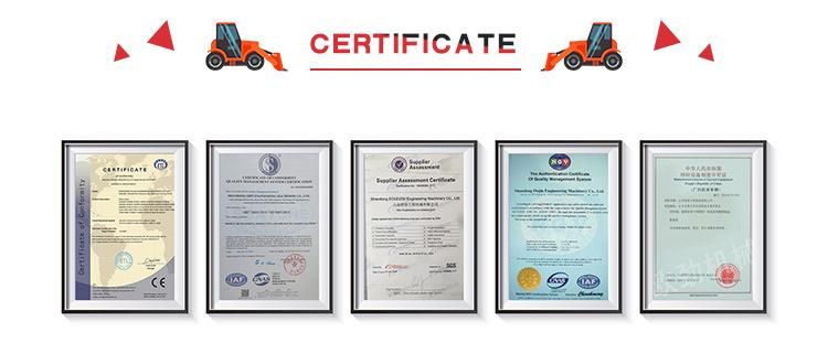 Chinese Diesel Mini Wheel Loader with Pallet Hydraulic Control Valve