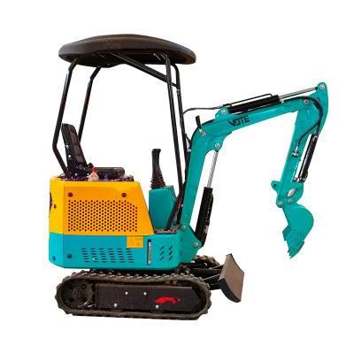CE EPA China Mini 1.5 Ton Special Agricultural Engineering Construction Hydraulic Crawler Excavator