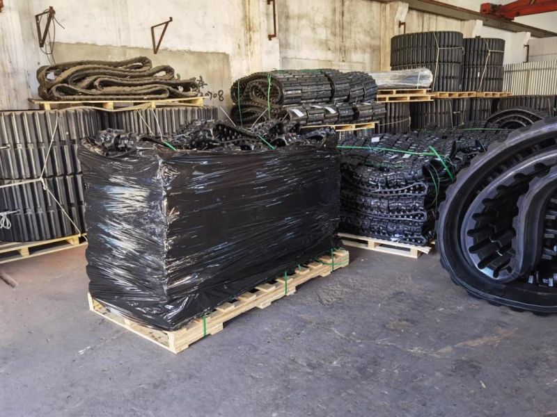 Rubber Track for Ym, Kbt, Cat Excavator 300*52.5*76K