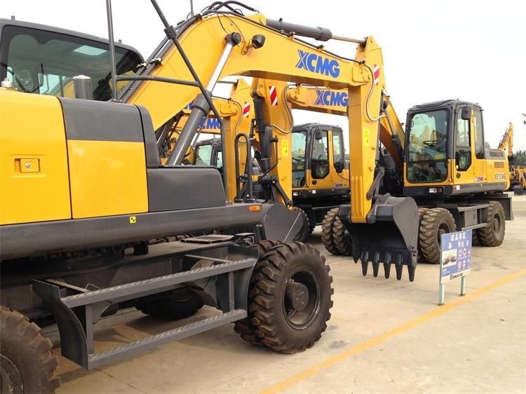 15ton Hydraulic Wheeled Excavator 139HP Wheel Digger 0.58cbm Bucket Xe150wb